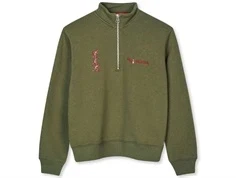 Mads Nørgaard kalamata half zip sweatshirt Crewie